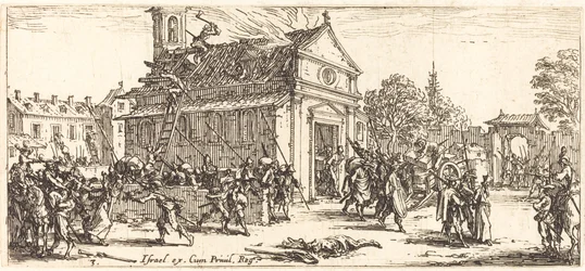 Plünderung eines Klosters, ca. 1633