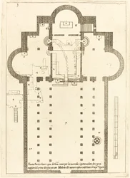 Plan der Kirche der Heiligen Krippe