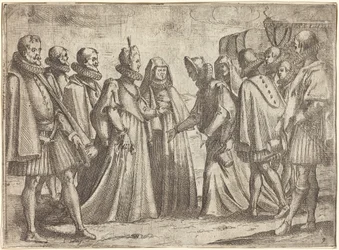 Empfang in Mantua (recto)
