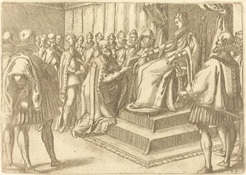 Empfang des Gesandten von Polen