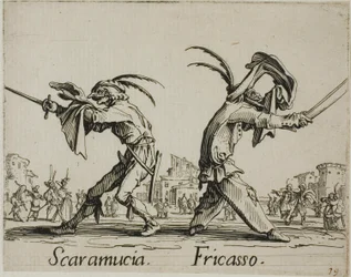 Scaramuccia - Fricasso, Platte 11 aus Balli di Sfessania
