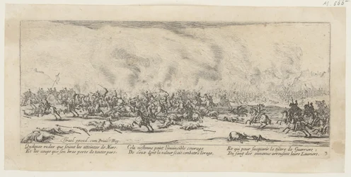 Schlacht, Blatt 3 der Folge "Grauen des Krieges"