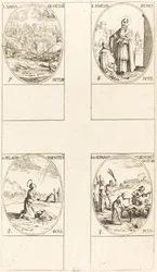 St. Maria des Sieges, St. Simeon, Prophet, St. Pelagia, Sts. Reparata und Benedicta