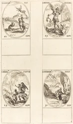 St. Wenzel; St. Michael, Erzengel; Der Schutzengel; St. Hieronymus