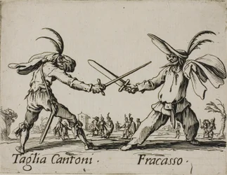 Taglia Cantoni - Fracasso, Platte 24 aus Balli di Sfessania