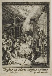 Die Geburt Jesu, aus Das Leben der Jungfrau