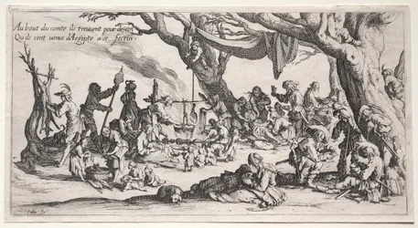 Die Bohémiens: Der Rastplatz: Das Fest der Bohémiens