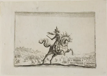Der Kommandant zu Pferd, aus Die Caprices