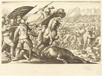 Die Niederlage der türkischen Kavallerie, ca. 1614