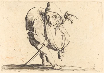 Der Bucklige mit einem Stock, ca. 1622