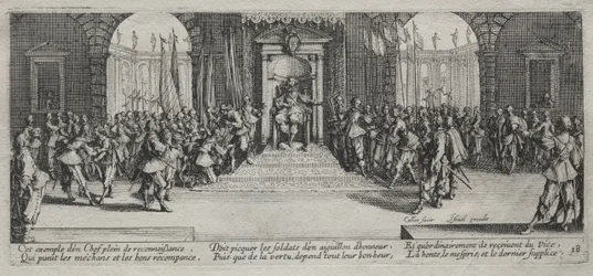 Die großen Leiden des Krieges: Verteilung der Belohnung