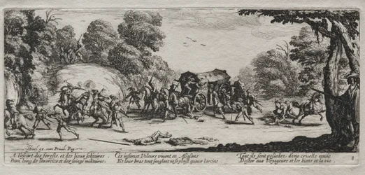 Die großen Leiden des Krieges: Straßenraub