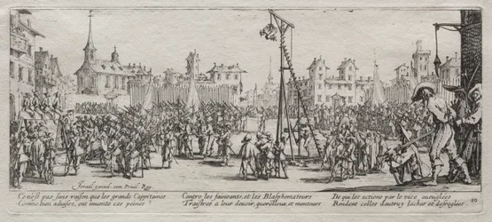Die großen Leiden des Krieges: Die Strappado