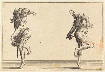 Zwei Pantalons tanzen