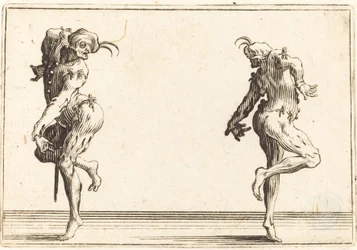 Zwei Pantalons tanzen