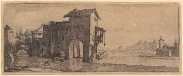 Wassermühle, Blatt 3 der Folge "Die vier Landschaften"