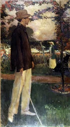 Jean Cocteau - von Jacques Emile (Jacques-Emile) Blanche (1861 - 1942)