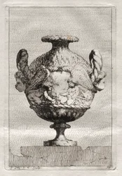 Suite von Vasen: Platte 19, 1746