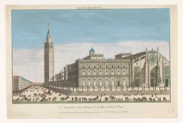 Ansicht der Kathedrale von Sevilla