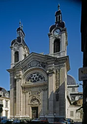 Ansicht der Kapelle des Hôtel-Dieu (12.-13. Jahrhundert)
