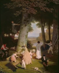 Der Spielplatz. 1830