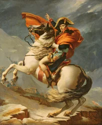 Napoleon überquert die Alpen am 20. Mai 1800