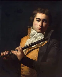 Porträt des Komponisten und Flötisten François Devienne 1759-1803, ca. 1792