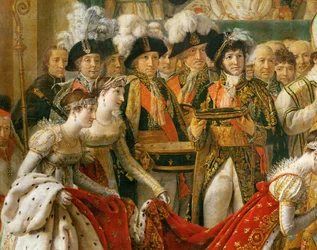 Krönung Napoleons in Notre-Dame …