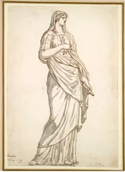 Studie der Sabinerstatue aus der Villa Medici