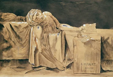 Der Tod von Marat, 1793