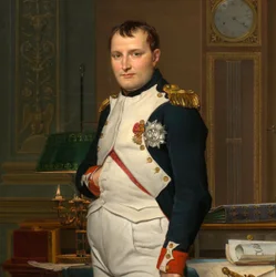 Der Kaiser Napoleon in seinem Arbeitszimmer in den Tuilerien