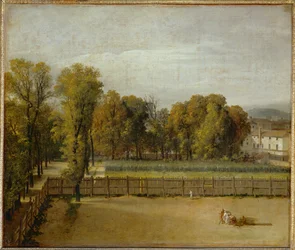 Blick auf den Jardin du Luxembourg in Paris
