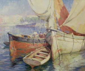 Tartane am Kai, Hafen von Nizza