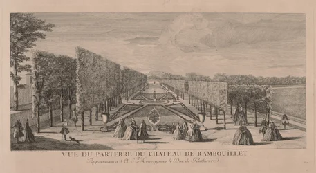 Blumengarten des Schlosses Rambouillet