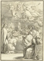 Das Sterbebett von Maria (Szenen aus dem Leben von Maria)