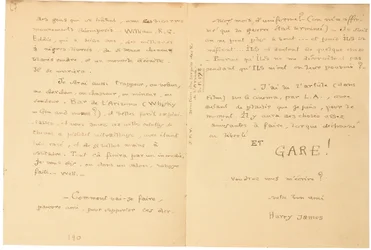 Autographen-Kriegsbrief