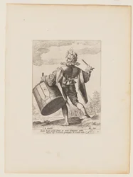 Trommler, aus Offiziere und Soldaten der Leibgarde von Kaiser Rudolf II