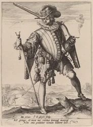 Soldat mit Arkebuse
