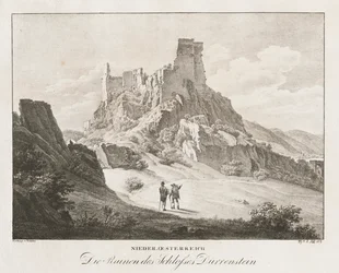 Niederösterreich, die Ruinen des Schlosses
