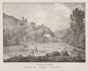 Niederösterreich, Ruinen des Schlosses Hinterhaus
