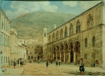 Platz in Ragusa (Dubrovnik)