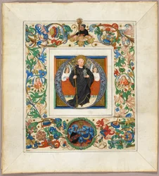 Heiliger Benedikt, Initiale 
