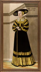 Porträt von Anna von Rosental, 1529