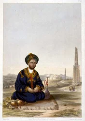 Hyder Khan, der Gouverneur von Ghuznee, Tafel 19 aus 