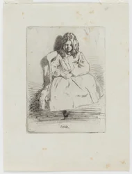 Annie, sitzend, 1858