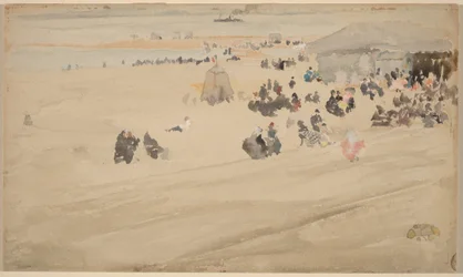 Strandszene, wahrscheinlich 1885