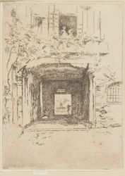 Türöffnung und Weinrebe, 1879-1880