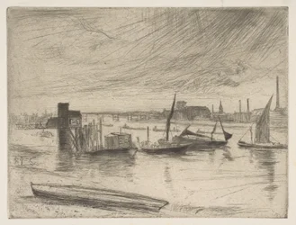 Früher Morgen, Battersea (Battersea Dawn Cadogan Pier)