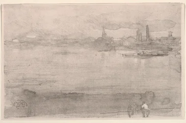Früher Morgen: Die Themse bei Battersea, London, 1878