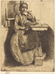 Gretchen in Heidelberg, 1858